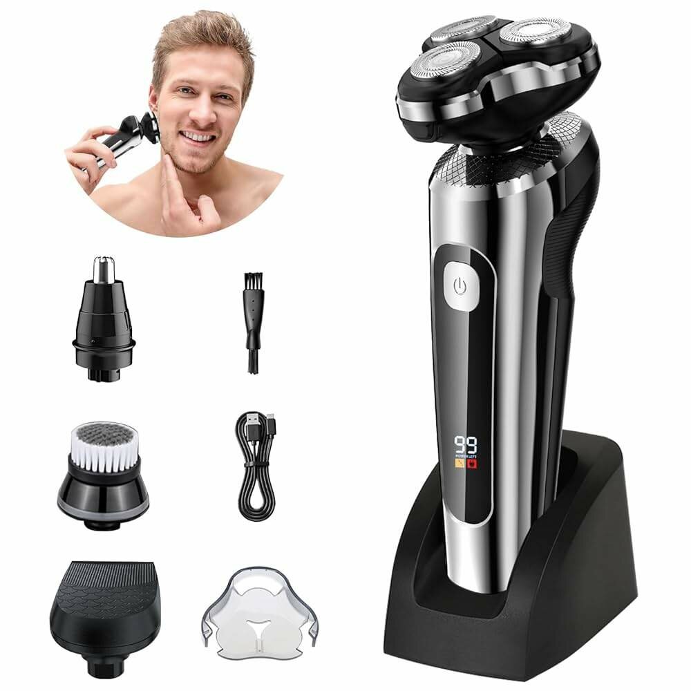Rasoir Électrique Multifonction Homme