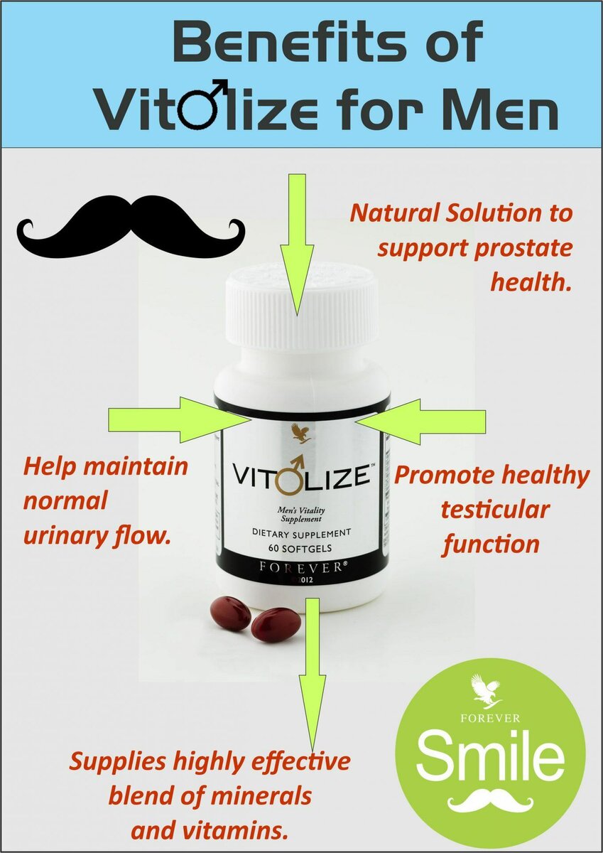 Forever Vitolize Men Benefits-Prostate Health