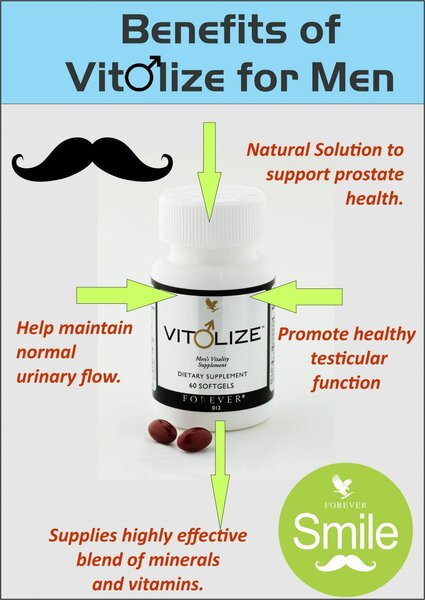 Forever Vitolize Men Benefits-Prostate Health