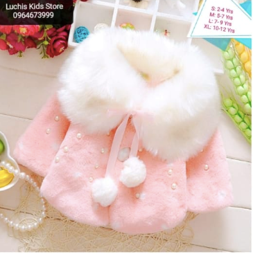Autumn and winter baby girls' pink,thick coat