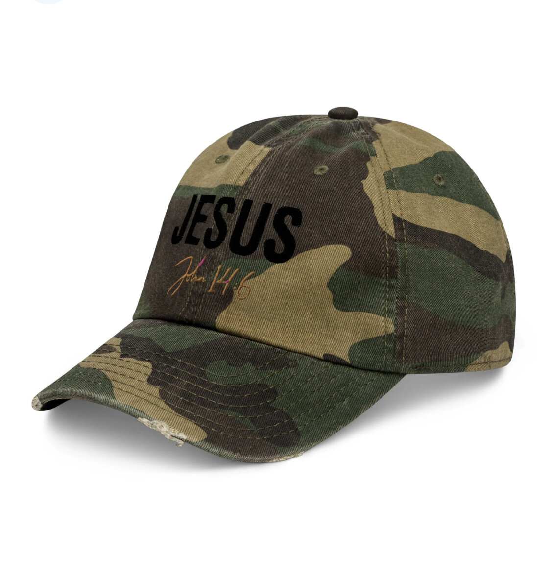 Casquette camouflage "Jesus"