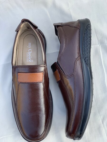 men pure leather upper shoes