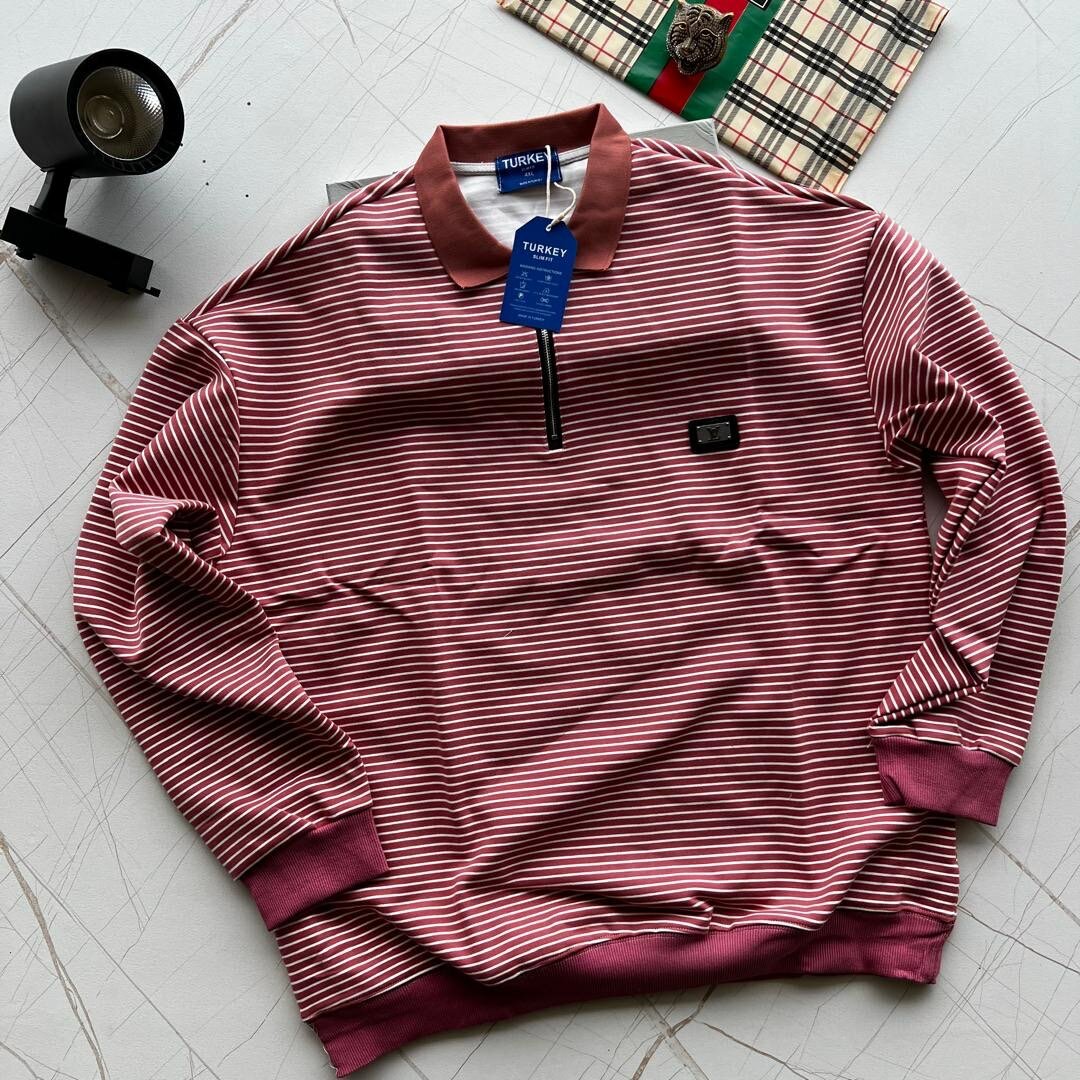 TURKEY PULLOVER WITH POLAR NECK