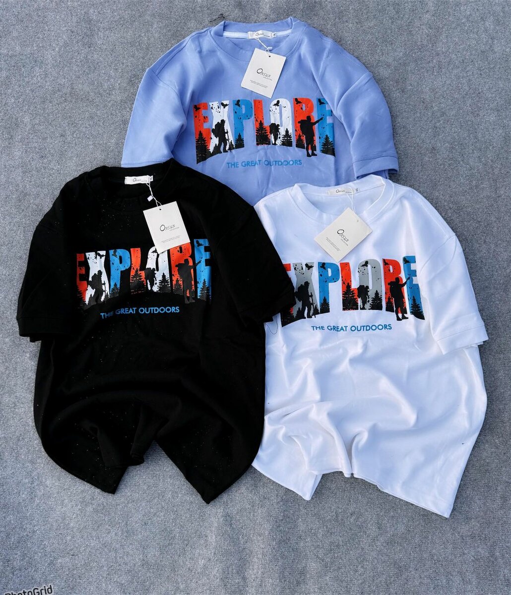 T-shirts Unisex Explore Adventure