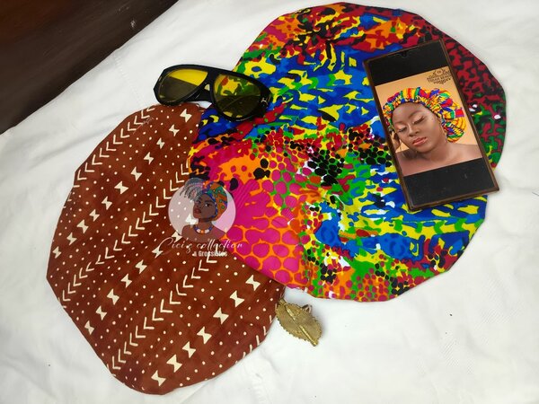 Bonnets en Tissu Africain