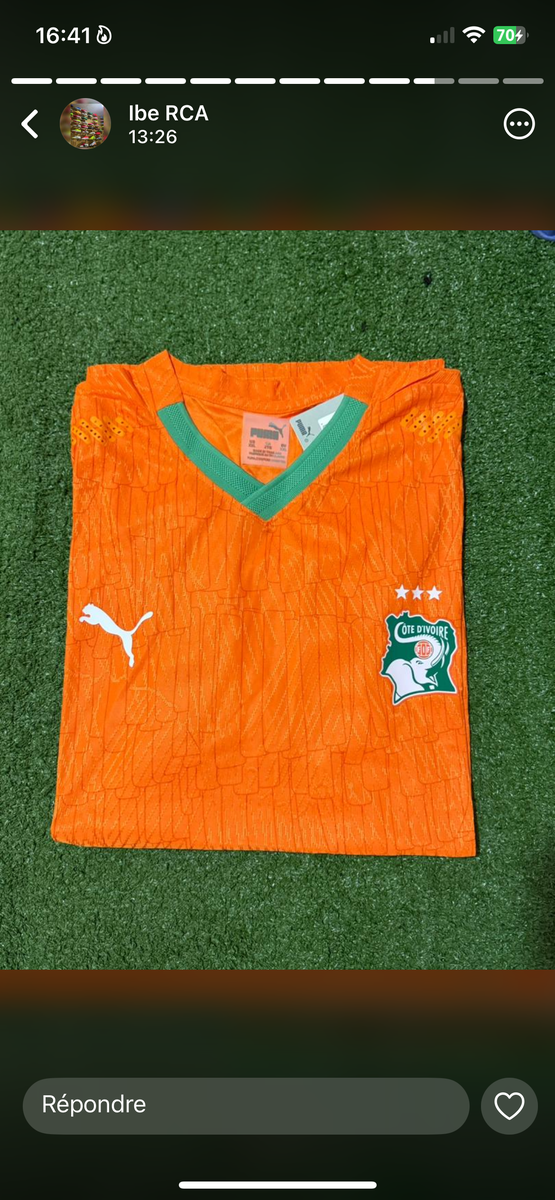 Maillot de football Côte d'Ivoire