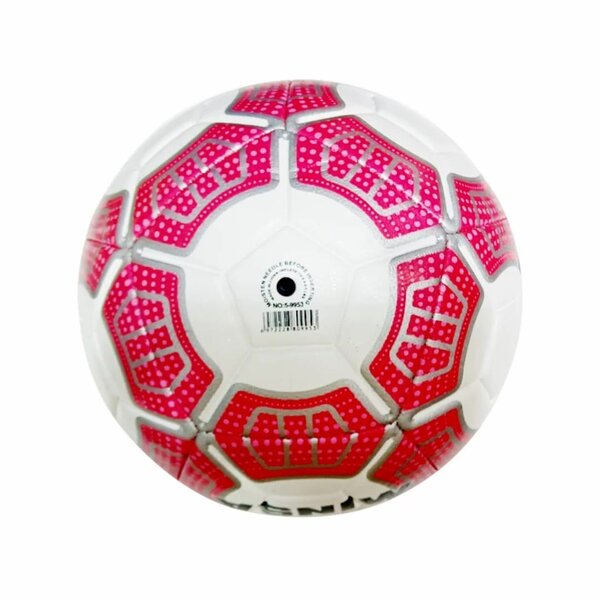 Ballon de football rose/rouge