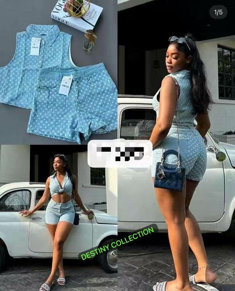 Ensemble short d'été femme