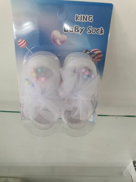 Chaussettes Bébé "KING" Festives