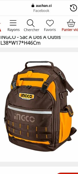 Sac à Dos Ingco pour Outils