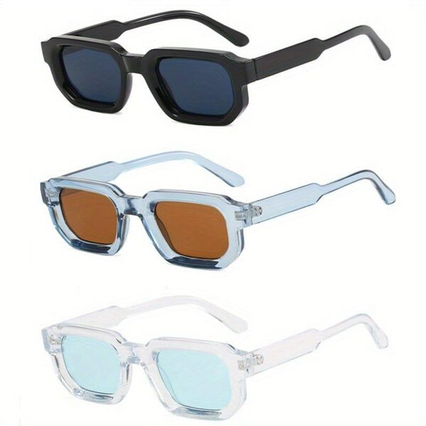 Lunettes de soleil rectangulaires