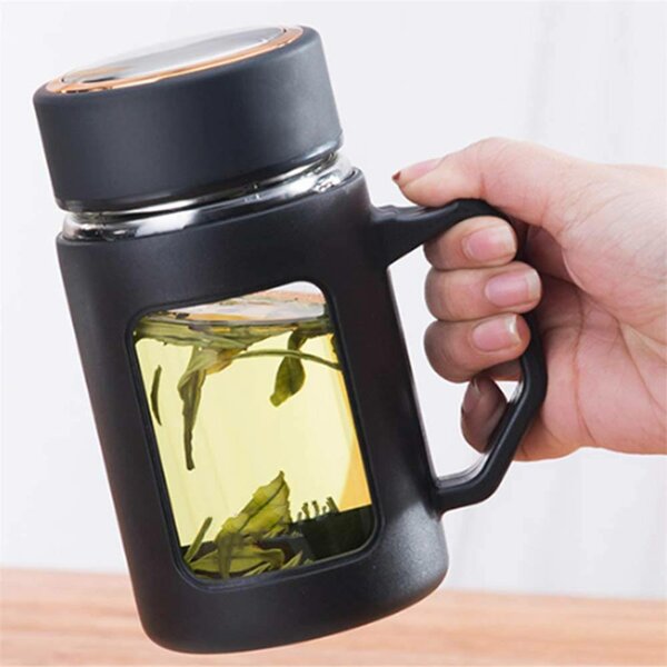 Théière Portable en Verre