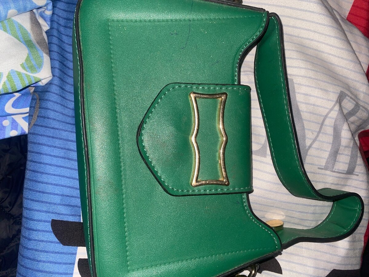 Sac à main vert élégant