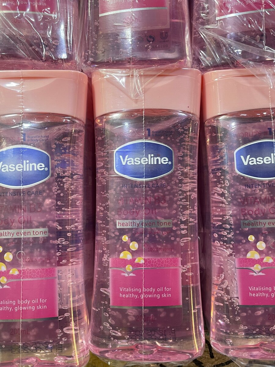 Huile corporelle Vaseline éclat