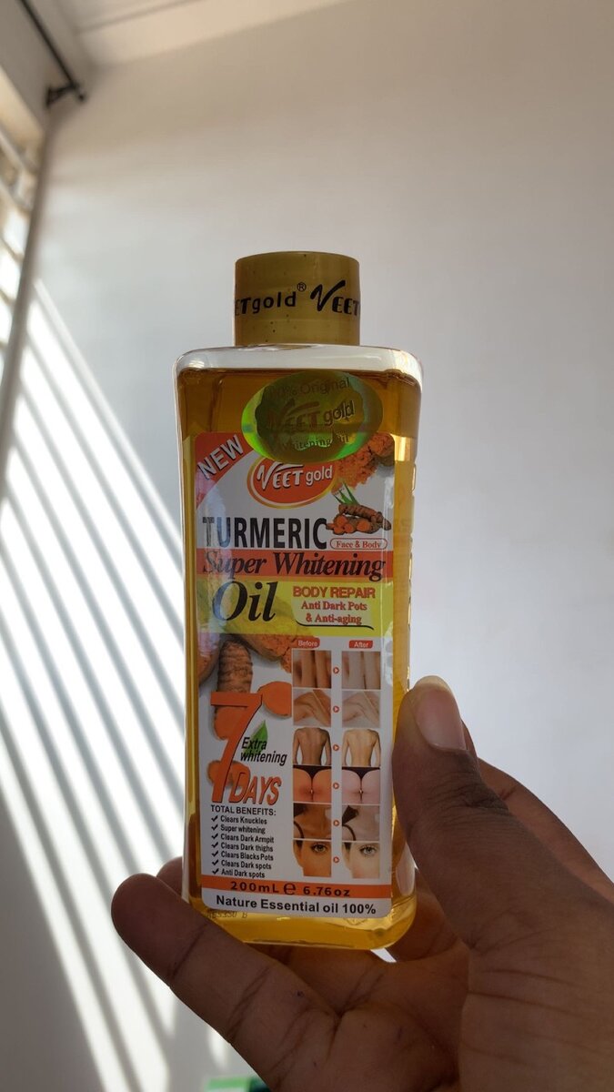 Veets gold tumeric oil