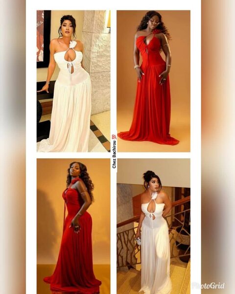 Robe de soirée élégante fendue