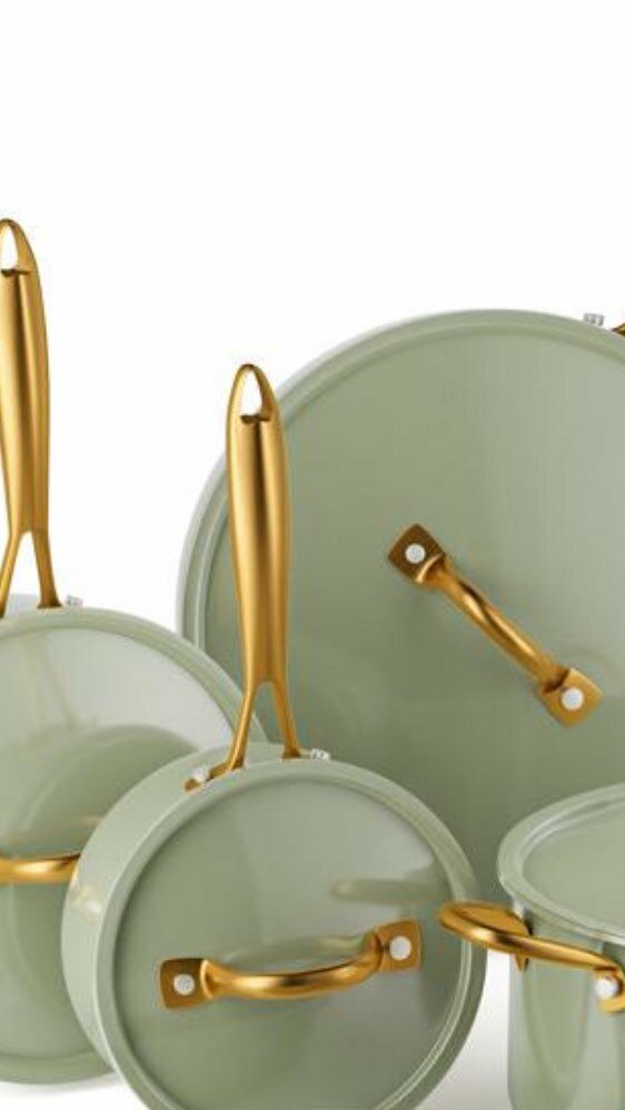 10pcs Pieces Ceramic Cookware Set