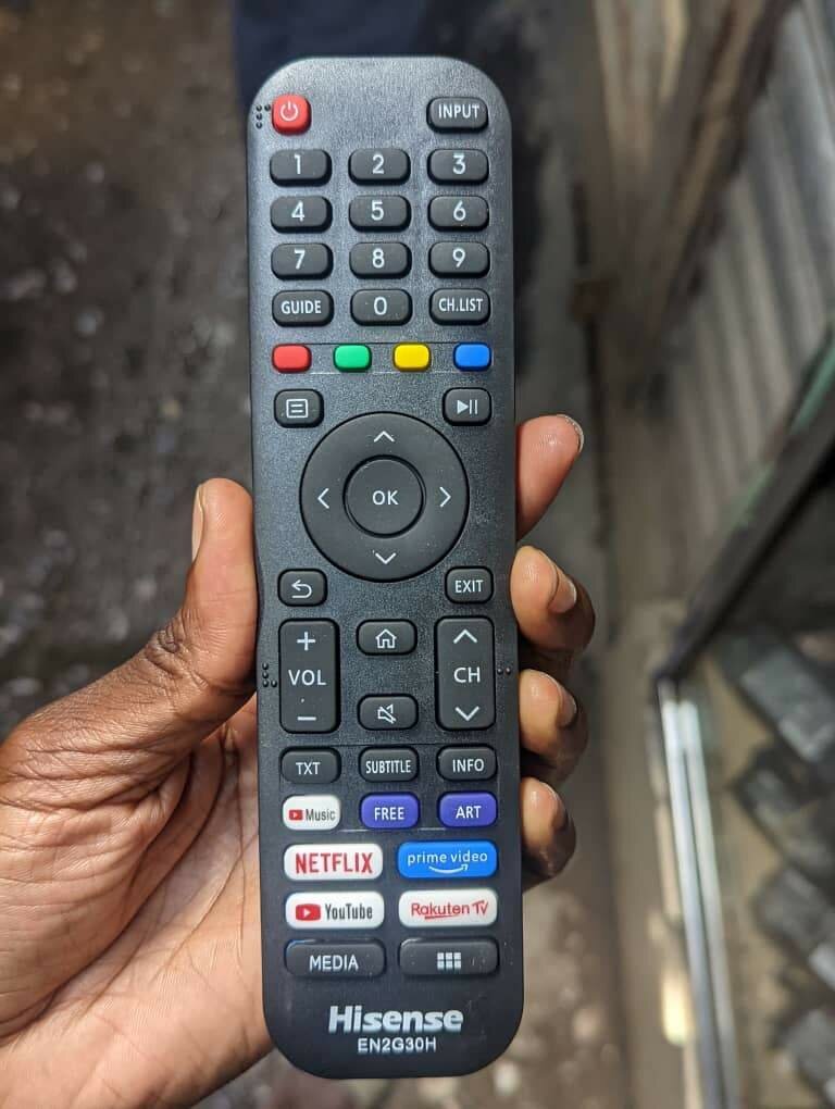 Hisense smart tv remote control