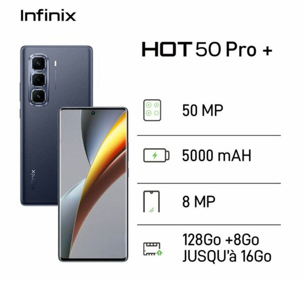 INFINIX HOT50 PRO+ 128+8