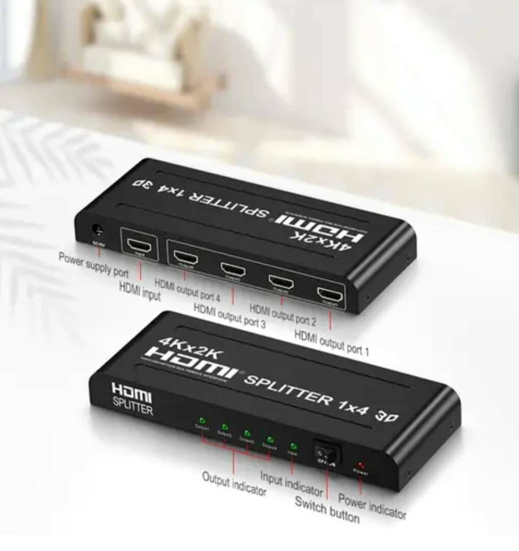 4 way HDMI splitter