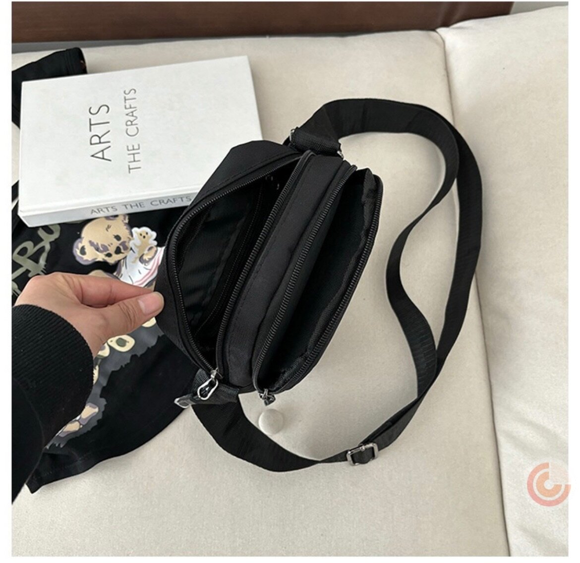 Sacoche bandoulière unisexe