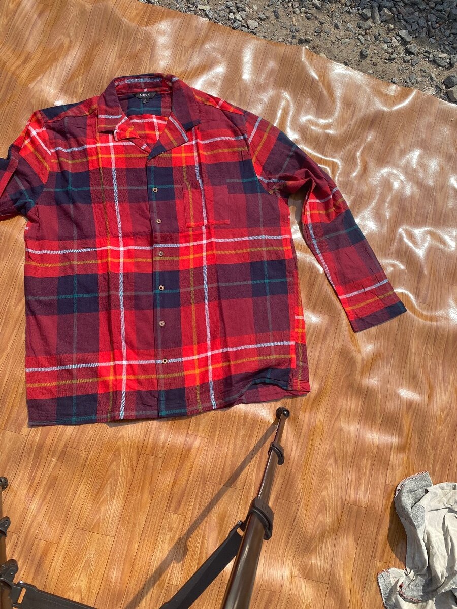 Flannel shirt red
