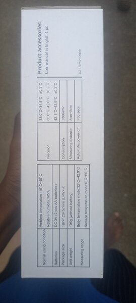 Thermomètre infrarouge sans contact