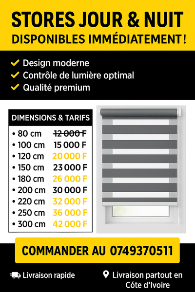 Stores Jour Nuit Modernes