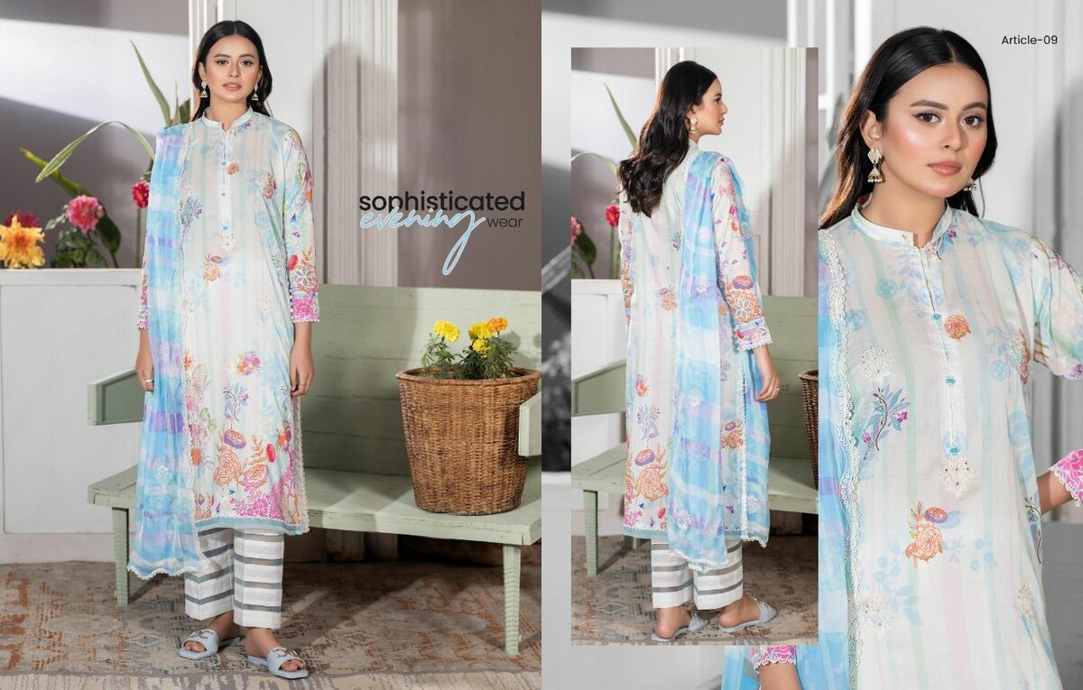 Embroidered collection