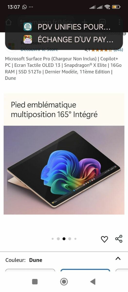 Microsoft Surface Pro 13"