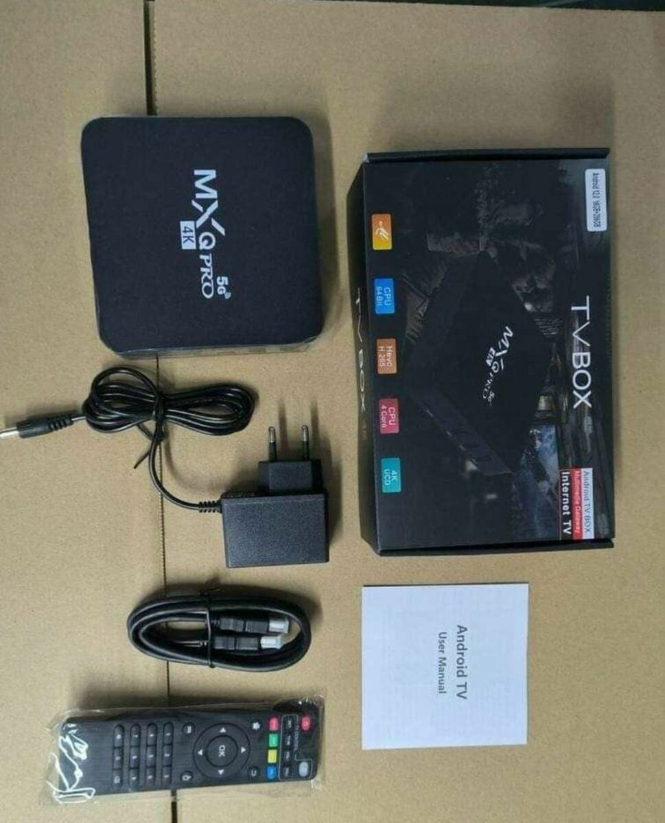 Box Android TV 4K MXQ Pro