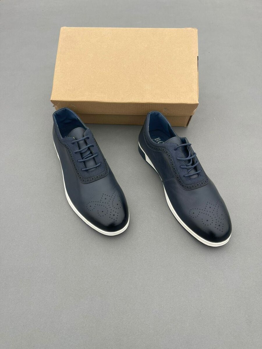 Chaussures Derby en Cuir Élégantes