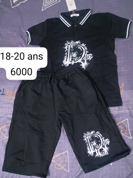 Ensemble Polo et Short Noir