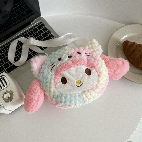 Sac bandoulière en peluche mignon