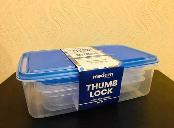 (Dc Free) Food  Storage Box Pack Of 7