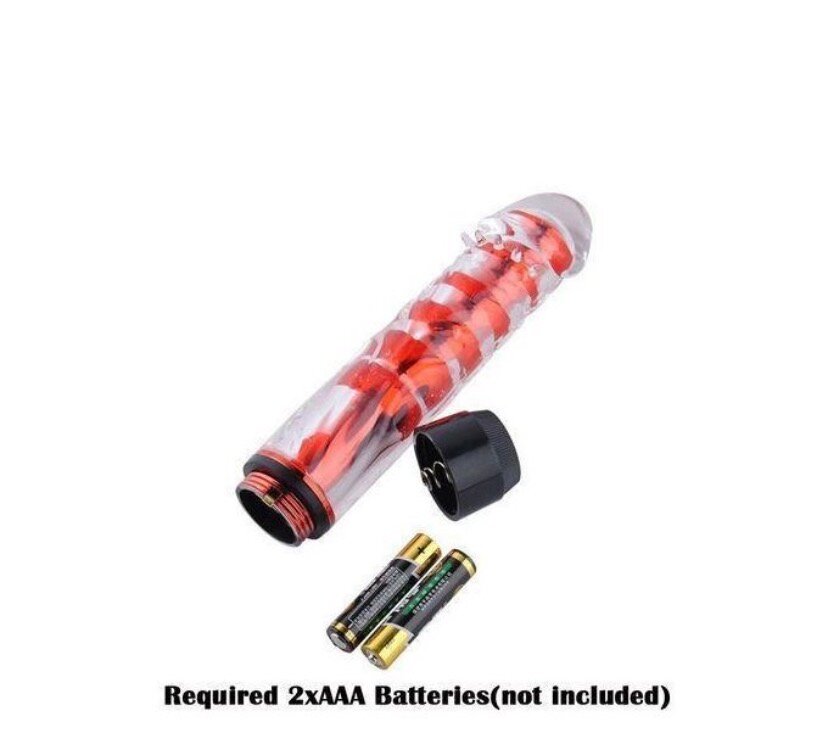 Vibromasseur Transparent 175mm