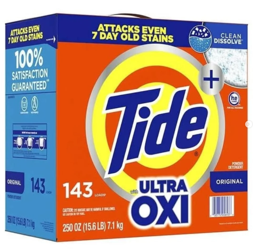 Tide HE Ultra Oxi Powder Laundry Detergent