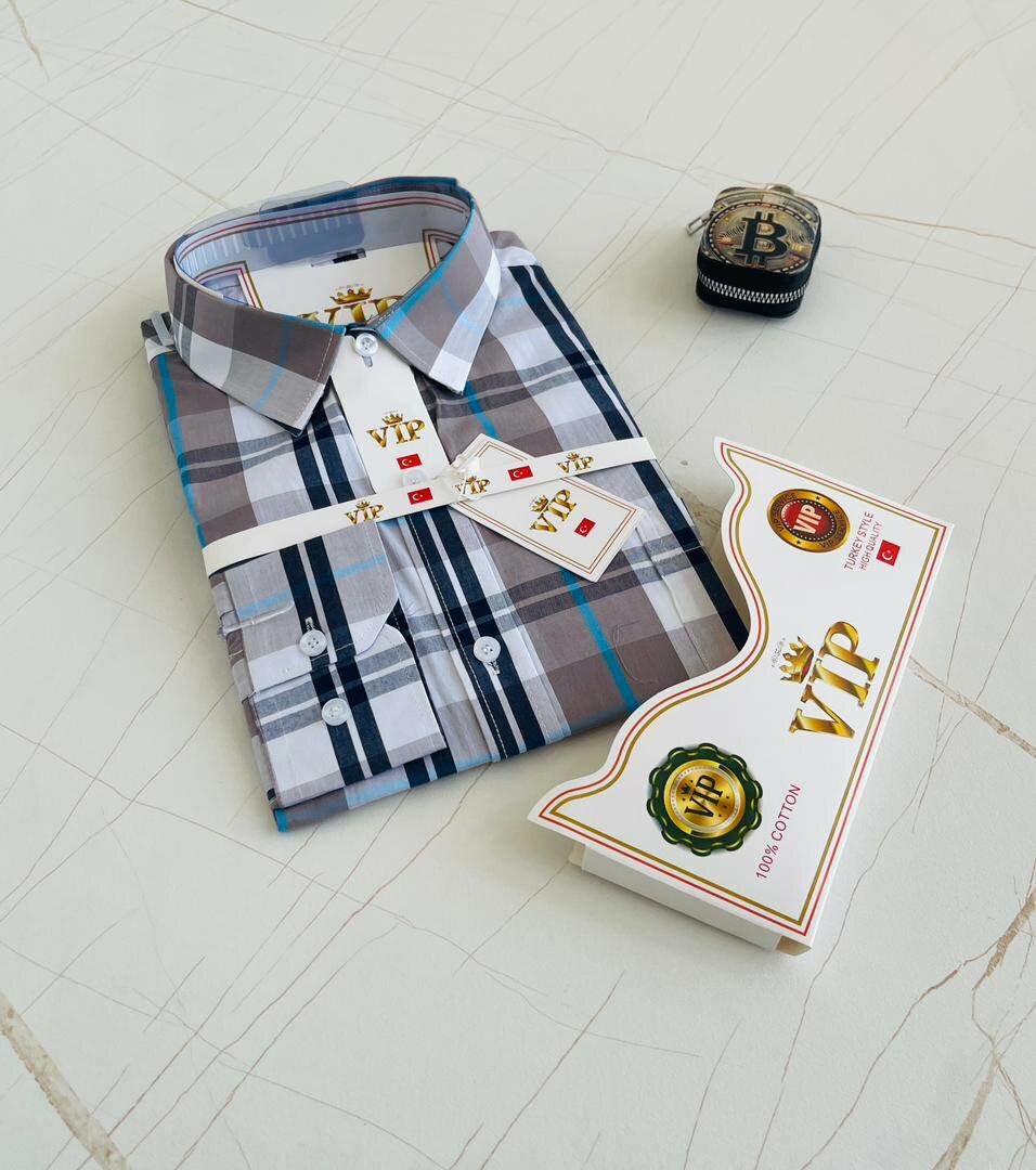 *VIP CHECK SHIRT LONG  SLEEVES