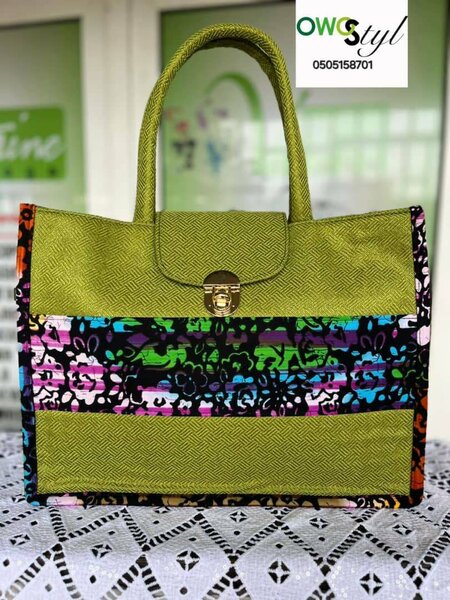 Sac à main coloré en tissu