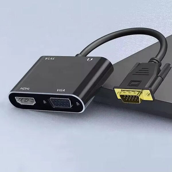 Adaptateur VGA vers HDMI+VGA