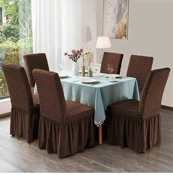 Brown DINING CHAIR COVERS