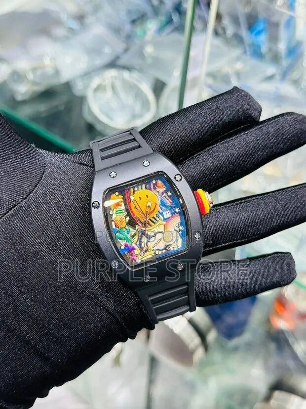 Montre Squelette Colorée