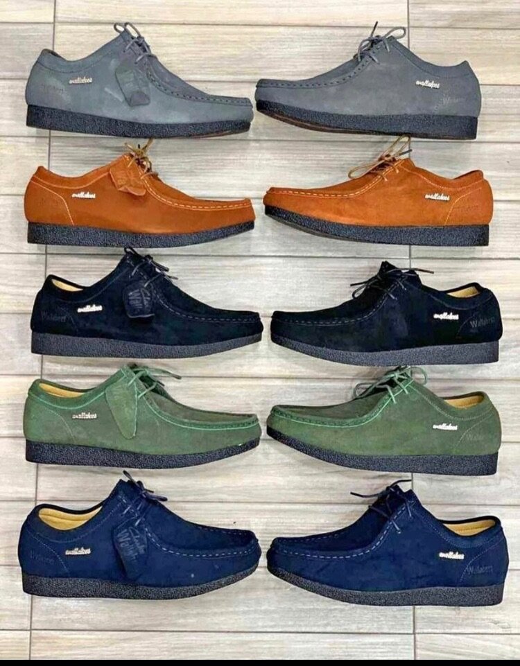 Quality Clarks suede smart shoes