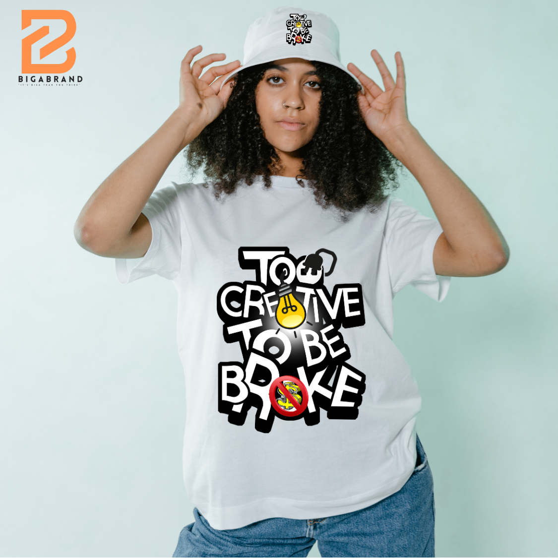 TOO CREATIVE TO BE BROKE- T SHIRTS