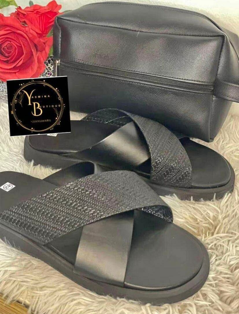 Sandales croisées élégantes