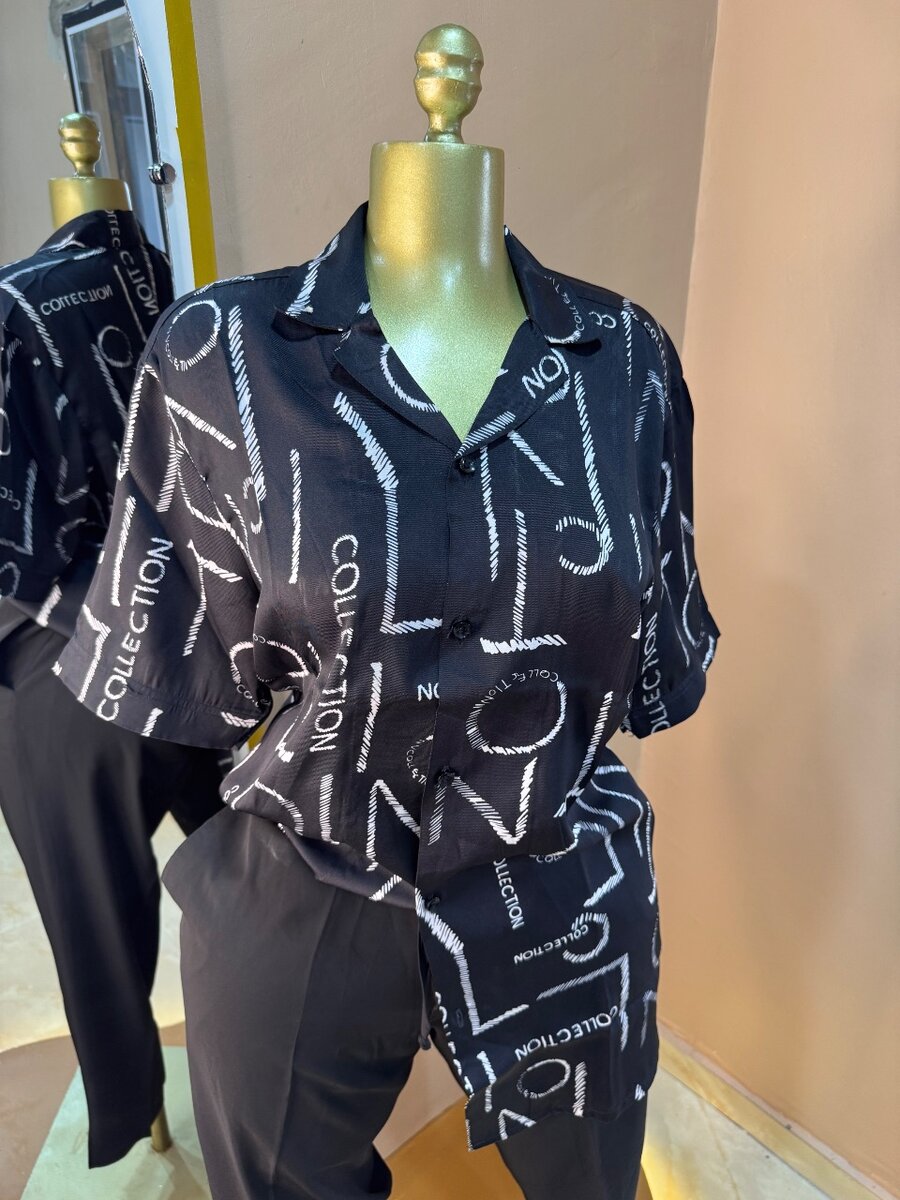 Chemise vintage imprimée