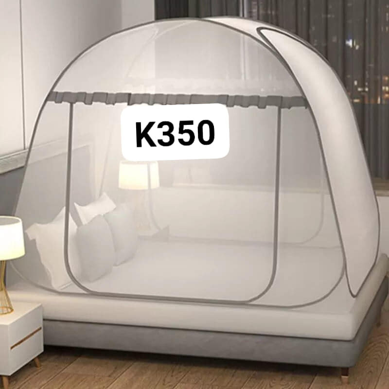 Beautiful translucent canopy for a bed