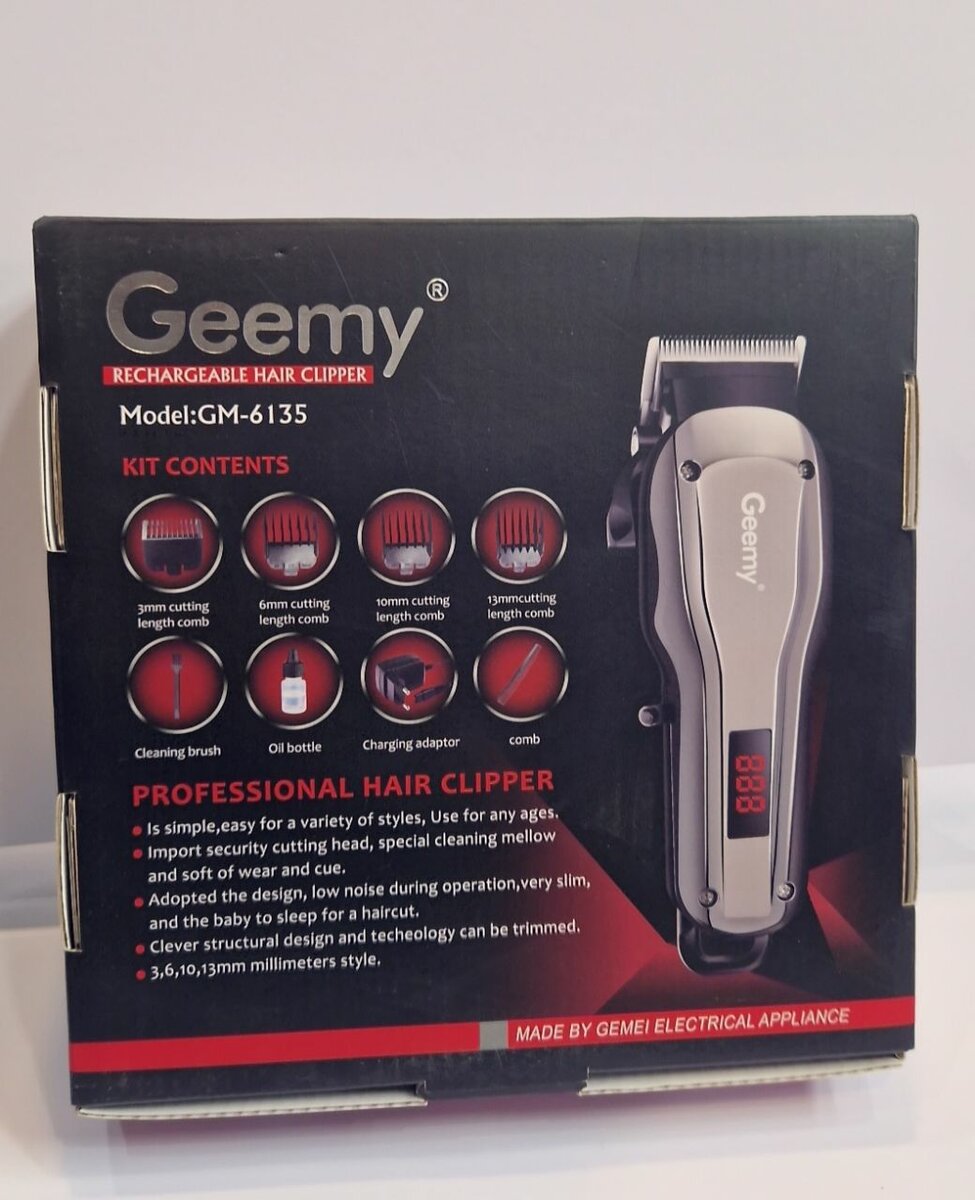 Tondeuse Rechargable Geemy GM-6135