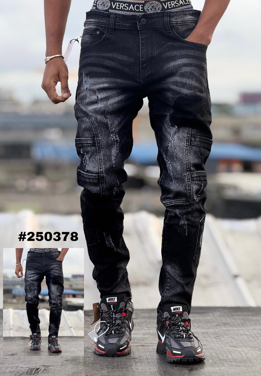 Jeans décontractés vintage homme