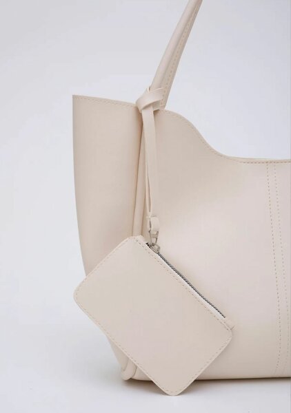 Elegant Beige Tote Bag Set